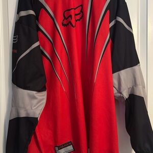 Fox Racing Red and Black Moto Jersey